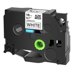 20PK Black on White Label Tape TZ TZe 241 TZ241 TZE241 3/4” for Brother PT-2030