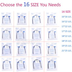 AZDENT Dental Orthodontic Rectangular Arch Wires Stainless Steel Natural Form
