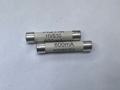 ASTM Ceramic Fuse HV610 600mA 600VAC/DC, 6x32mm (2 pc/pk) for Digital Multimeter