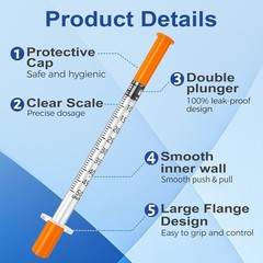 Pack of 25 – 0.5mL Precision Fluid Applicators, Individually Wrapped for Hygiene