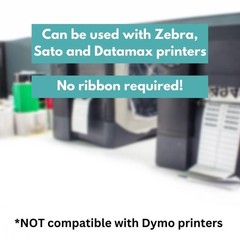 Desktop/Mobile Direct Thermal Shipping Labels, No Ribbon Required, Self-Adhesive