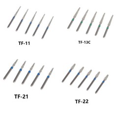 50*Dental Diamond Burs Ball Round for High Speed Handpiece Medium FG 1.6mm BR SA