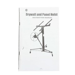 11FT Drywall Lifter Panel Hoist Jack Rolling Caster Construction Lockable 150lbs