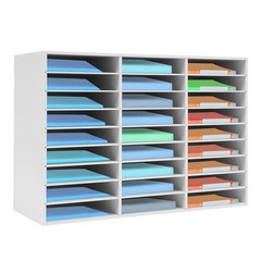 TuBaSaki Literature 31.5 inches (W) x 12 (D) x 21.7 (H), White