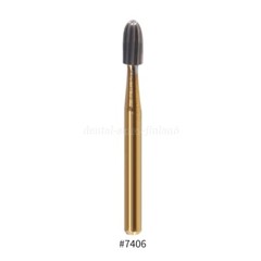 5 packs Dental Tungsten Carbide Burs Trimming & Finishing Egg Football FG 7406