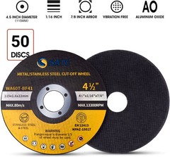 500 Pcs 4-1/2″ x 1/16″ x 7/8″ Cut-off Wheels Cutting Discs Stainless Steel Metal
