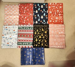 50 Poly Mailers Designer Shipping Bags Christmas Holiday Gifts Bags 10’x13