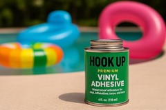 Vinyl Cement – Waterproof Pool Liner Repair Glue for Vinyl & PVC, Fast-Drying…