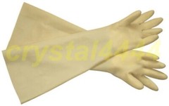 Industrial Shoulder Length Latex Rubber Gloves Long Cuff 24″ Acid Resistant