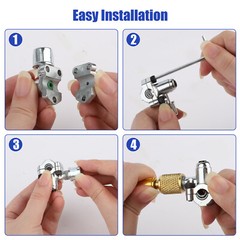 BPV31 Refrigerator Freezer Fluoridation Kit Tool Bullet Piercing Tap Valve Gauge