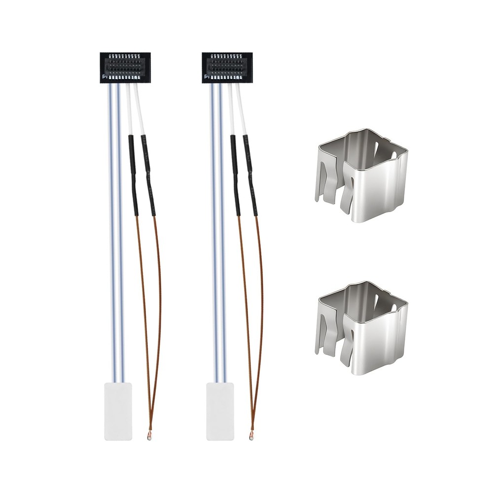 2 Pack Ceramic Heater & Thermistor Kits for Bambu Lab P1P/P1S, 24V 48W…