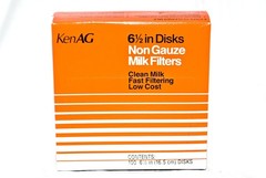 6-1/2″ Milk Filter Disks Non-Gauze 100pk, D110 (1) 1