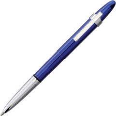 Fisher Space Pen Blue Moon Bullet Space Blue & Silver 3.75″ Writing Pen 842814