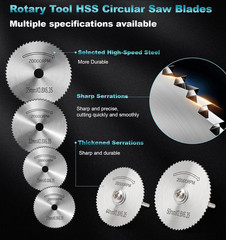 Cutting Wheel Set, 44Pcs Pro Cutting Wheels Kit for Dremel Cut Off Wheels, Resin