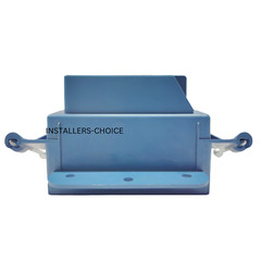 5 pcs 4-Gang 55 Cu In New Work ETL Nail on Electrical Switch & Outlet Box Blue