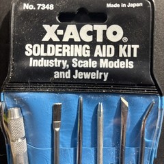 Kit 7348 X-ACTO Soldering Aid Kit, Industry, Scale Models & Jewelry, 1978 Unused