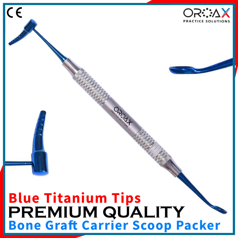 Bone Graft Carrier & Amalgam Plugger Blue Tips – Dental Implant Periotome