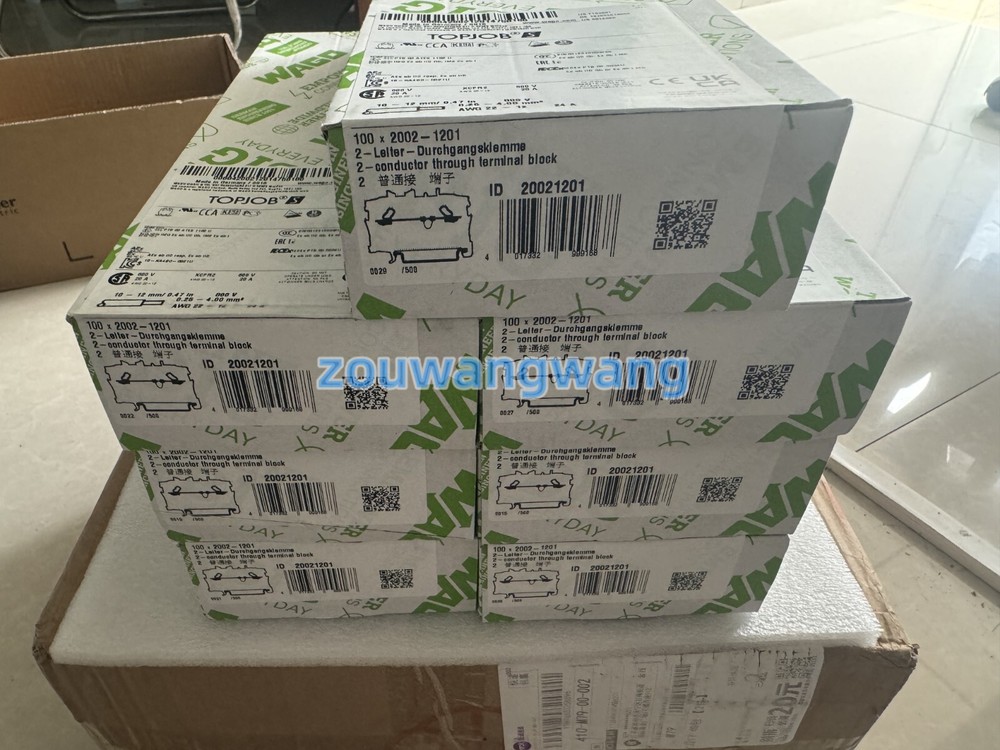 100 pieces of WAGO terminal blocks 2002-1201 brand new 20021201 #F