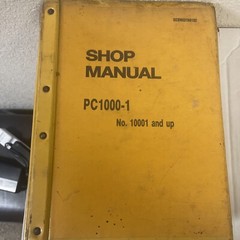 KOMATSU PC1000-1 PC1000LC-1 PC1000SE-1 SP-1 EXCAVATOR SERVICE SHOP REPAIR MANUAL