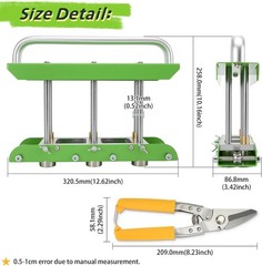 Green Hand Sheet Roller Bender 0-90 Degree Bending Angle Metal Roofing Tool