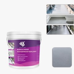 Waterproof Sealant, Grey, 1 Gallon, Interior/Exterior Roof & Basement,Coverag…