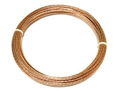 Soft Annealed Ground Wire Stranded Bare Copper 4 AWG 200A Service (100 FT)