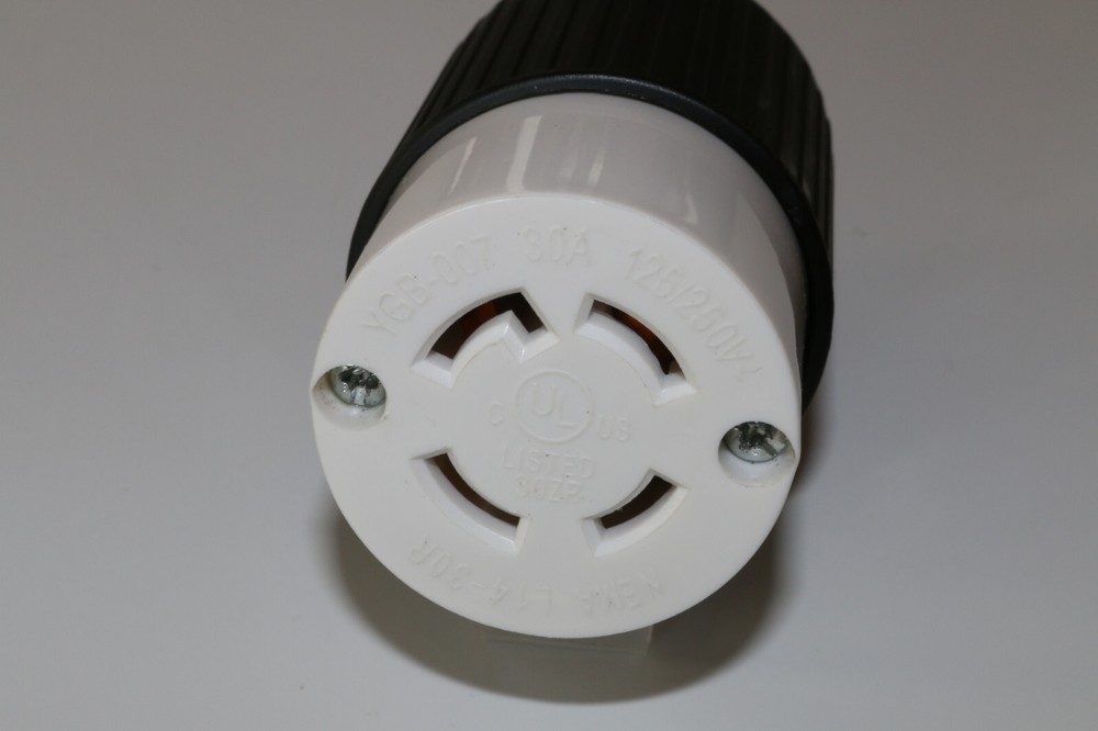 L14-30 Locking Female Generator Plug 30A 125/250V (L14-30C) UL Listed
