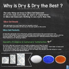 10 gram X 500 PK “Dry & Dry” Food Grade Orange Indicating Silica Gel Packets