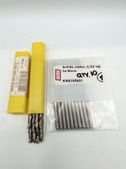 Morse EDP 17146 5/32 M42 Cobalt Jobber Drill NAS 907 Type J 135° Series 2330 x22