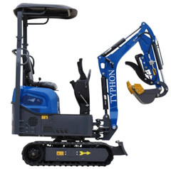 TERROR XI Mini Excavator 1 Ton Digger 13.5hp Gas Tracked Crawler B&S EPA Engine