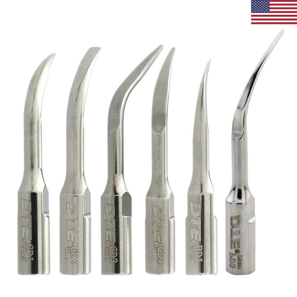 Satelec Acteon Fit Dental Ultrasonic Scaler Tips Scaling Periodontics DTE GD PD