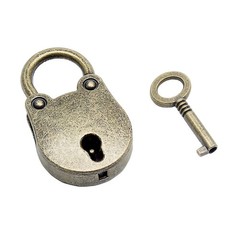 Litoexpe Antique Embossing Decorative Brass Hasp Clasp Latch Lock with Screws…
