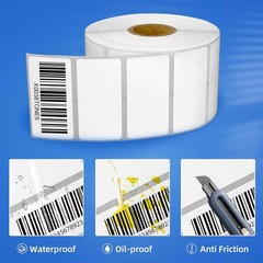 3″x1″ Direct Thermal Shipping Labels 1375/Roll Barcode FNSKU / UPC/ FBA Labels