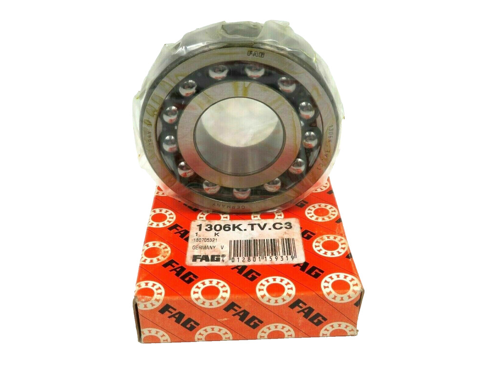 FAG 1306K.TV.C3 Deep Groove Ball Bearing Open 30x72x19mm