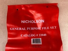 Used – Read – Nicholson Apex 5 Piece General Purpose File Set 6″, 8″, 10″ 22040