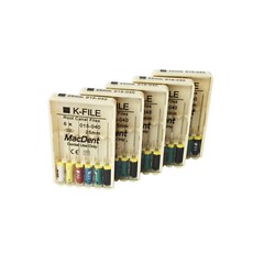 Mani Dental Root Canal Endo K-files 21-25-31mm All Sizes 6Files/pk