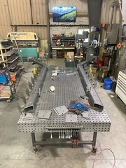 60″x120″ Welding Fabrication Table 5x10ft DIY Flat Kit Fixture Laser Cut in USA
