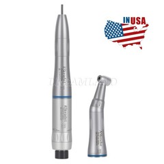 Dental Slow Low Speed Handpiece Contra Angle Straight Air Motor 2/4H Fit NSK YP4