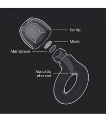 Loop Experience 2 Ear Plugs – 17dB Noise Reduction Earplugs, Unopened Box Black