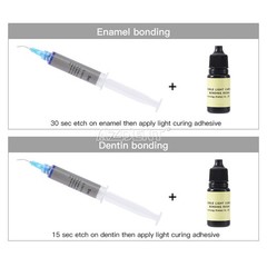 5 Packs Dental Adhesive Light Cure Dentin Enamel One Step Bonding Composite