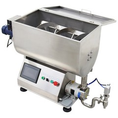 10-50000ml Rotary Pump Filling Machine Liquid Paste Filler 80L Mixing Hopper110V