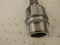 HUBBELL 1.2 to 1.3 Liquidtight Straight Strain Relief Cord Grip 07401032
