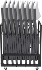 LIFETIME 80279 Rolling Essential Chair Cart