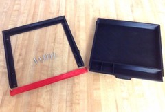 Under Desk Sliding Pencil Drawer Tray & Organizer – Black