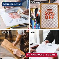11″ X 17″ Hard Plastic Sheet Protectors, Menu Rigid Print Protectors, Clear Cert