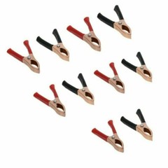 20 Pcs/Set 30A Car Battery Clip Cables For Alligator Clips Charger Clamp Repair