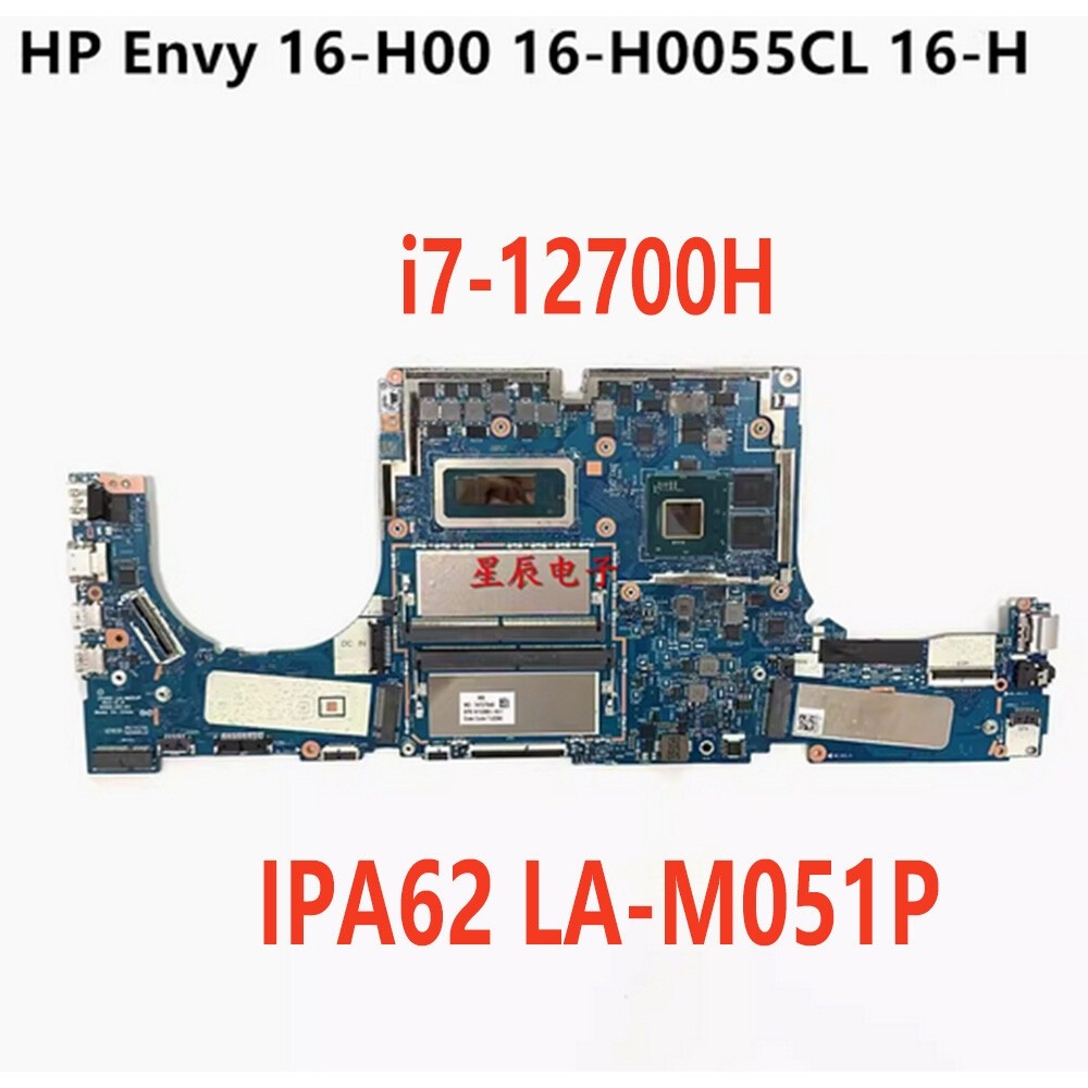 For HP Envy 16-H 16-H0055CL Motherboard IPA62 LA-M051P N12355-601 i7-12700H Test