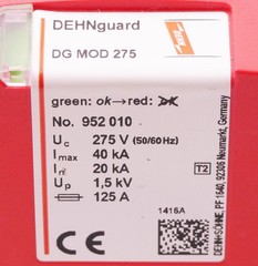 DEHNguard DG M TNS CI 275 FM 952 406 + DG MOD 275 952 010 -used-