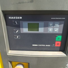 KAESER SM15T screw compressor, 9 kW, 1.5 m³/min, 8 bar, with dryer