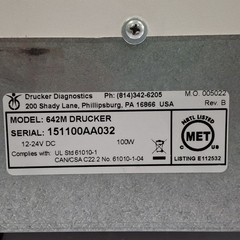 Drucker Diagnostics Horizon 642M Centrifuge